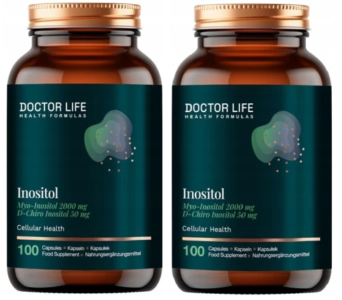 Zestaw 2x - Inozytol Myo-Inozytol 2000mg 100 kaps, Doctor Life