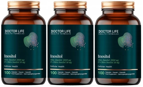 Zestaw 3x - Inozytol Myo-Inozytol 2000mg 100 kaps, Doctor Life