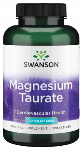 Magnesium Taurate - Taurynian Magnezu 100mg 120tab, Swanson