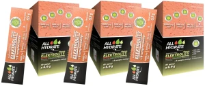 Zestaw 3x - ALLHydrate, Elektrolity STICK Mango + B complex methyl 6,9g, 40 saszetek, Aliness
