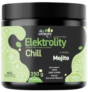 ALLHydrate Elektrolity CHILL smak Mojito 350g, 50 porcji, Aliness