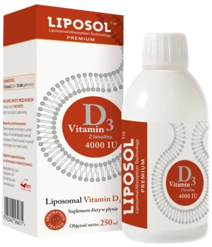 Liposol Witamina D3 4000 IU 250 ml, Aliness