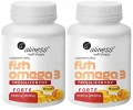 Zestaw 2x - Fish Omega 3 FORTE Trójglicerydy 500/250mg 90 kapsułek, Aliness