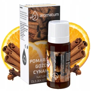 Aromatum Pomarańcza Goździk Cynamon 12 ml – Naturalna Kompozycja Zapachowa do Aromaterapii