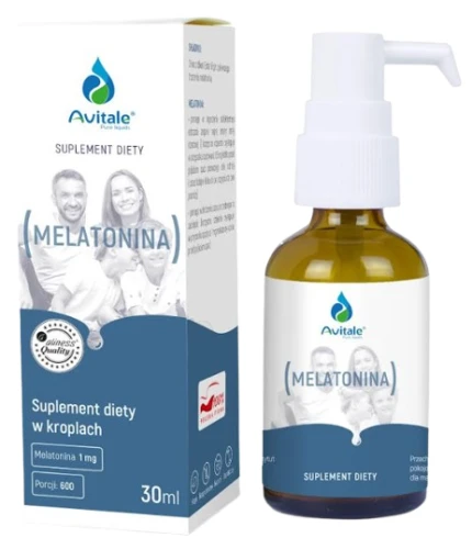 Krople Avitale, Melatonina 1mg 30 ml, Aliness