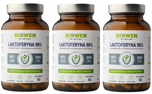 Zestaw 3x - Laktoferyna 96% 60 kaps., Biowen