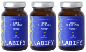 Labify Body C-Defence 3x60 Kapsułek – Wsparcie Układu Immunologicznego, Zestaw