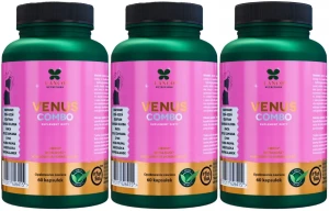 Lanco Nutritions Venus Combo 3x60 Kapsułek – Wsparcie Równowagi Hormonalnej i Kobiecej Witalności, Zestaw