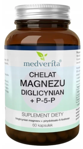 Magnez chelat + P-5-P 60 kaps., Medverita (id: 8555)