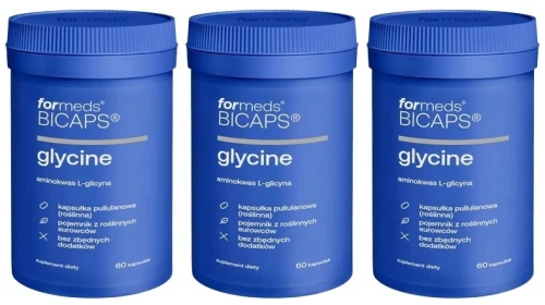 Zestaw 3x - BICAPS GLYCINE, ForMeds (id: 8579)