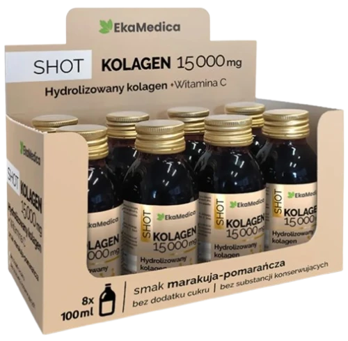 SHOT kolagen 15 000 mg 8x0,1L, EkaMedica (id: 8582)