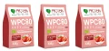 3 x BeOrganic WPC 80 Białko BIO w proszku o smaku truskawkowym, Medicaline (id: 8609)