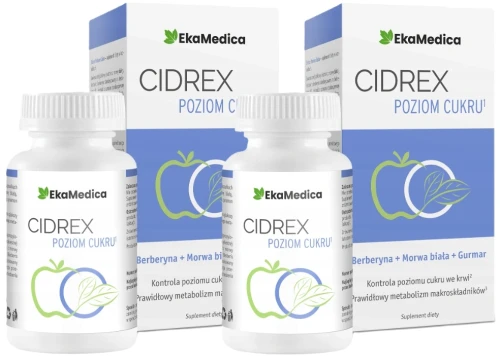 Zestaw 2x - CIDREX POZIOM CUKRU 60 kaps., EkaMedica (id: 8612)