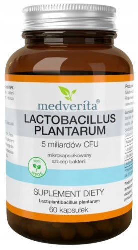 Lactobacillus plantarum 5 mld 60 kaps., Medverita (id: 8622)