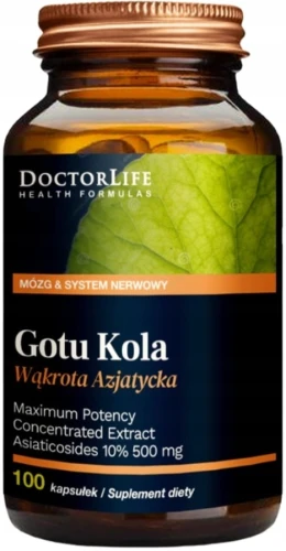 Gotu Kola 350 mg 100 kaps., Doctor Life (id: 8641)