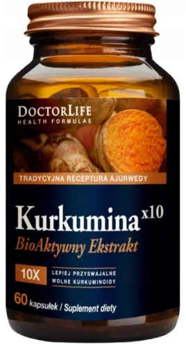 Kurkumina x10/500mg 60 kaps., Doctor Life (id: 8646)