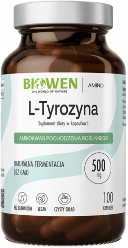 L-tyrozyna - 100 kapsułek, Biowen (id: 8757)