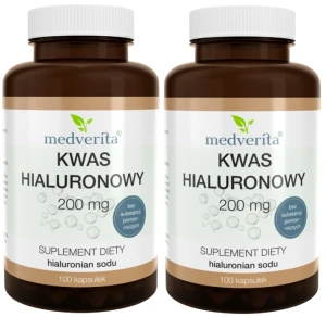 2 x Kwas hialuronowy 200 mg 100 kapsułek, Medverita