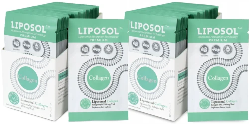 Zestaw 2x - Liposol, Liposomalny Collagen rybi 2500mg/5ml x 40 saszetek, Aliness (id: 8782)