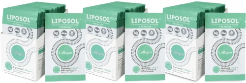 Zestaw 3x - Liposol, Liposomalny Collagen rybi 2500mg/5ml x 40 saszetek, Aliness (id: 8783)