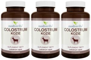 3 x Colostrum Kozie 500 mg 100 kapsułek, Medverita