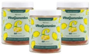 Zestaw 3x - Noble Health VITAGUMMIES VITAMIN C - Zdrowe żelki na Odporność