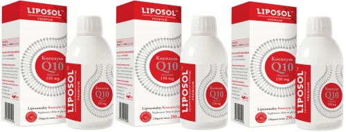 Medicaline Koenzym Q10 150 mg 3x250 ml Liposomalny – Wsparcie Energii Komórkowej i Witalności, Zestaw (id: 8822)