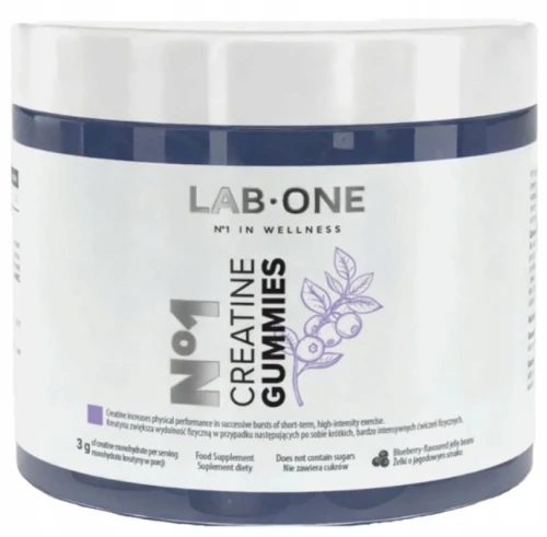 Lab One N°1 Creatine GUMMIES – Żelki z Kreatyną na Wsparcie Treningu i Regeneracji (id: 8850)