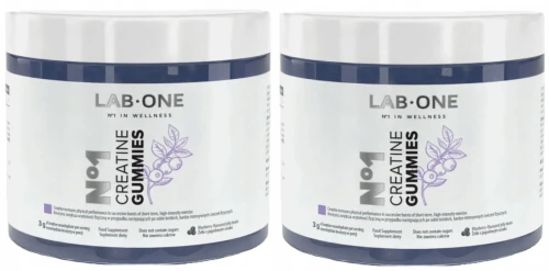 Lab One N°1 Creatine GUMMIES 2x 60 sztuk– Żelki z Kreatyną na Wsparcie Treningu i Regeneracji, Zestaw (id: 8851)
