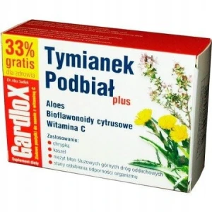 S-Lab Tymianek Podbiał Plus 16+8 pastylki - Dla Podrażnionej Śluzówki Gardła