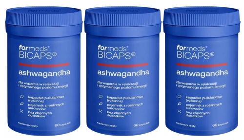 3 x BICAPS ASHWAGANDHA, ForMeds (id: 8935)