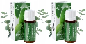 Aromatum Naturalny Olejek Eteryczny Eukaliptus 2x 12 ml – Odświeżenie Powietrza i Aromaterapia Zestaw