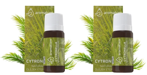 Aromatum Olejek Eteryczny Cytronella 2x 12 ml – Do Kominków Zapachowych i Nawilżaczy, Zestaw (id: 8946)