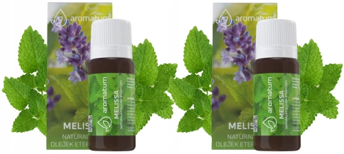 Aromatum Naturalny Olejek Eteryczny Melisa 2x 12 ml – Relaks i Aromaterapia, Zestaw (id: 8949)