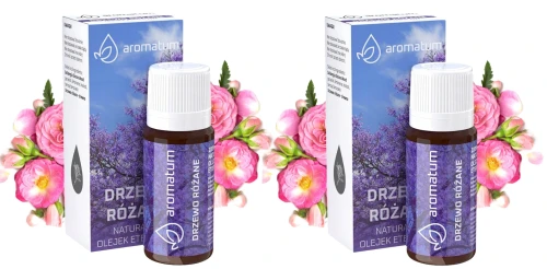 Aromatum Olejek Eteryczny z Drzewa Różanego 2x 12 ml – Do Kominków Zapachowych i Nawilżaczy, Zestaw (id: 8950)