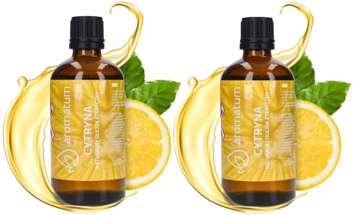 Aromatum Naturalny Olejek Eteryczny Cytryna 2x 100 ml – Odświeżenie i Aromaterapia Zestaw (id: 8955)