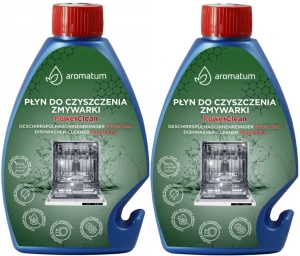 Aromatum PowerClean – Skuteczny Płyn do Czyszczenia Zmywarki 2x 300 ml Zestaw