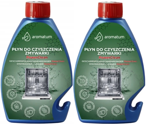 Aromatum PowerClean – Skuteczny Płyn do Czyszczenia Zmywarki 2x 300 ml Zestaw (id: 8961)