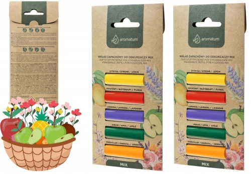 Aromatum Wkład Zapachowy do Odkurzacza MIX – Neutralizacja Zapachów i Świeżość w Domu Zestaw (id: 8965)