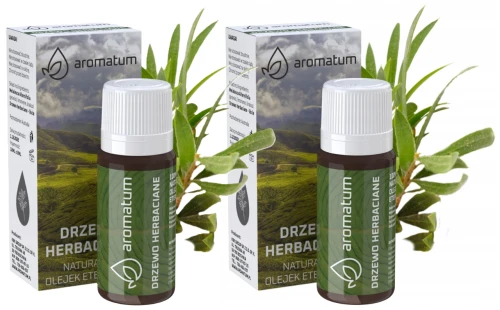 Aromatum Naturalny Olejek Eteryczny Drzewo Herbaciane 12 ml – Do Aromaterapii i Odświeżania Powietrza Zestaw (id: 8966)