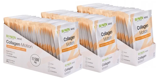 Biowen Collagen - KOLAGEN - Motion Saszetki 3x 30 gotowych porcji do rozpuszczenia Zestaw (id: 8972)