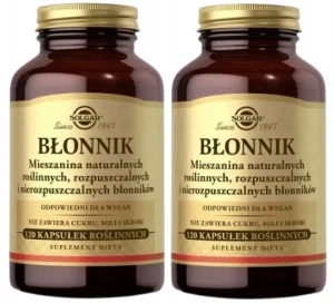 Solgar Błonnik - 2 sztuki - łącznie 240 kapsułek - Trawienie Jelita i Mikroflora Jelitowa Zestaw