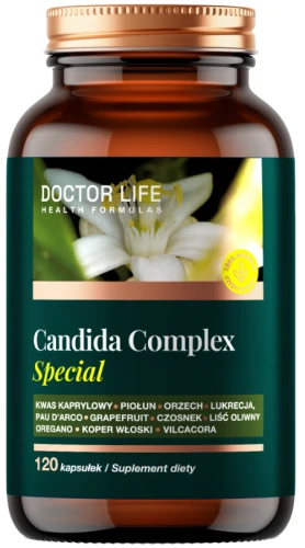 Candida Support (na drożdżaki Candida i Pasożyty) 120 kaps, Doctor Life