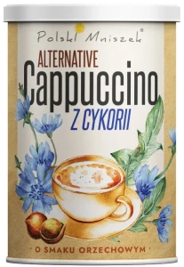 Polski Mniszek Cappuccino z Cykorii o smaku orzechowym 150 g - Bezkofeinowe Pyszny Delikatny Smak