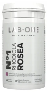 N°1 Rhodiola ROSEA 60 kapsułek - Adaptogen Stres Różeniec górski