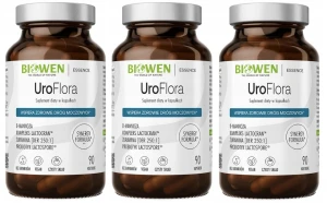 UroFlora - 3x 90 kapsułek Biowen  - Wsparcie Układu Moczowego Zestaw