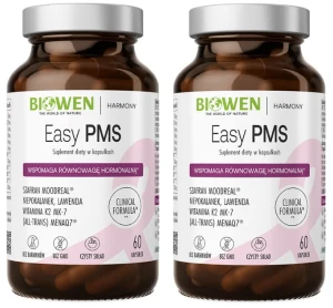 Easy PMS 2x 60 kapsułek Biowen - Na Wsparcie Nastroju i Aktywności Hormonalnej
