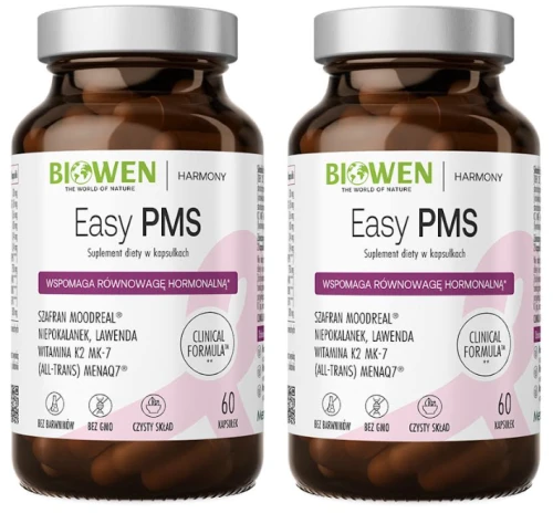Easy PMS 2x 60 kapsułek Biowen - Na Wsparcie Nastroju i Aktywności Hormonalnej (id: 9101)