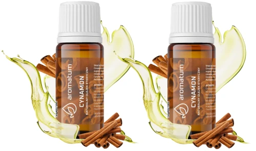 Aromatum Olejek Eteryczny Cynamon 2x 12 ml – Do Aromaterapii i Dyfuzora Zestaw (id: 9107)