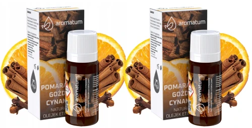 Aromatum Pomarańcza Goździk Cynamon 2x 12 ml – Naturalna Kompozycja Zapachowa do Aromaterapii (id: 9111)